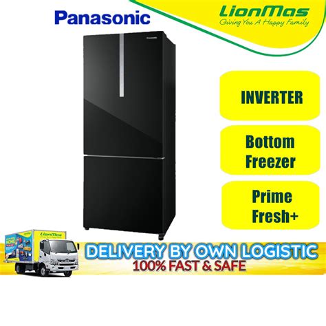 Panasonic Door Inverter Bottom Freezer Refrigerator Nr Bx Wgkm