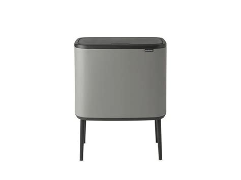 Brabantia Afvalbak Bo Touch Bin Liter Mineral Concrete Grijs