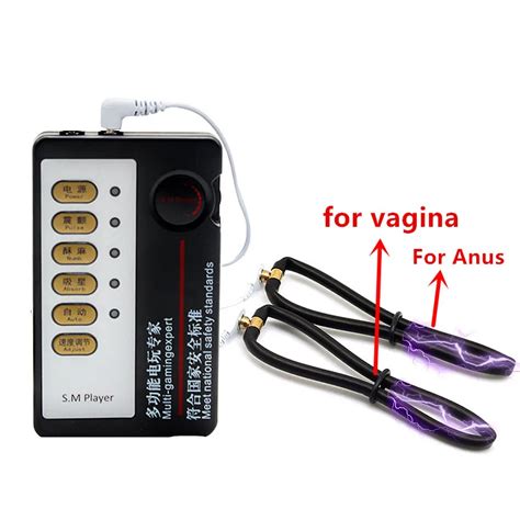 Female Electro Shock Therapy Vagina Anus Rings Sex Toys Adult Bondage Games Masturbation For