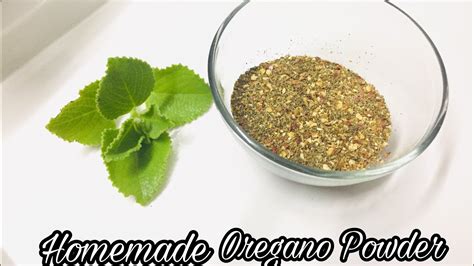 Oregano Powder Homemade Oregano Powder How To Make Oregano Powder