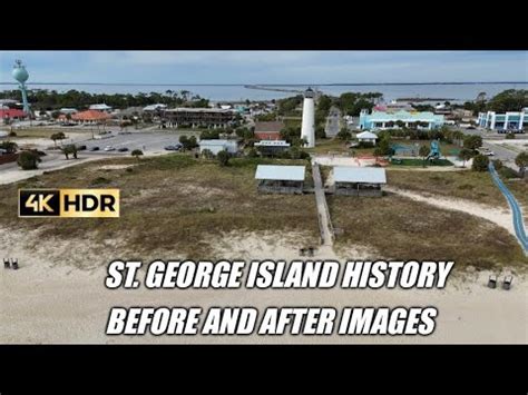 St George Island Lighthouse History And Downtown Area Taken With My