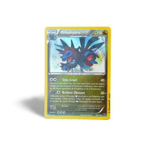 Carte Pokémon Trioxhydre 150 PV 86 114 XY11 Offensive Vapeur NEUF FR