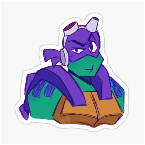 Donatello ROTTMNT Sticker For Sale By Bon Twister Redbubble