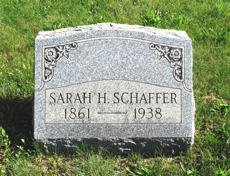 Sarah H Fenstermacher Schaffer Homenaje De Find A Grave