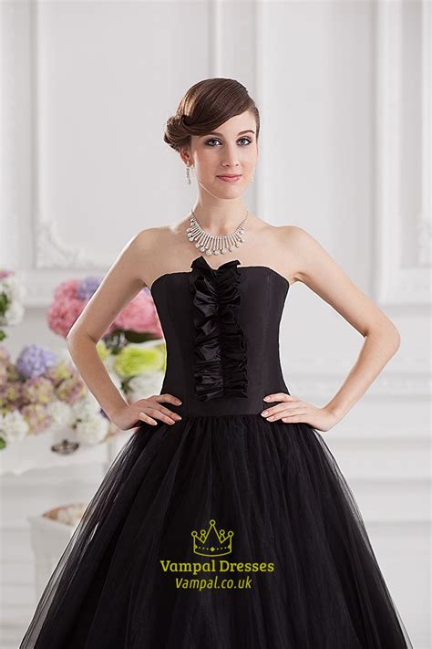 Black Ball Gown Prom Dressesblack Ball Gown Dresses Uk Vampal Dresses