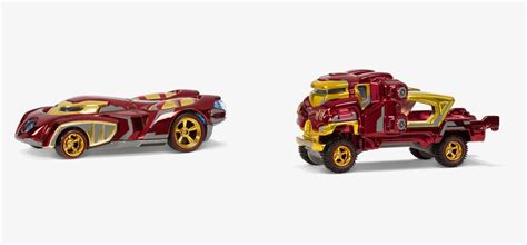Коллекционный набор машинок Hot Wheels Collectors Marvel Iron Man and Hulkbuster Vehicles