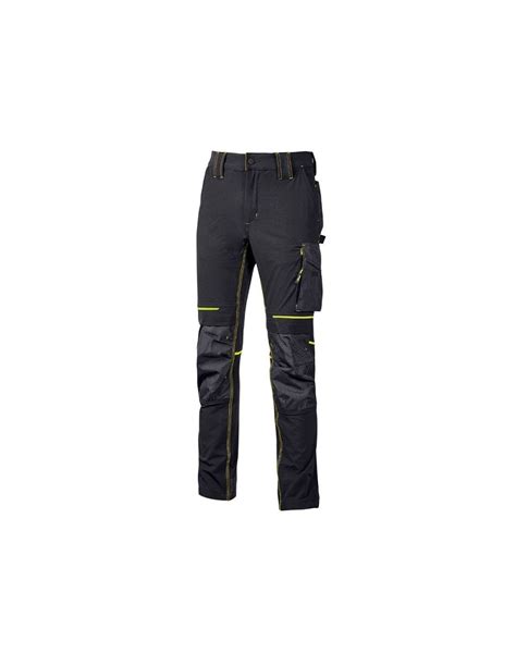 Pantalons De Travail Extensibles Et Lastiques Poches Multiples U