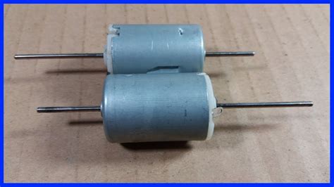 How To Make Double Shaft Dc Motor 2 Ways For Dual Shaft Dc Motor