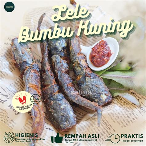 Jual Lauk Praktis Ikan Lele Fresh Ungkep Bumbu Kuning Praktis Vakum