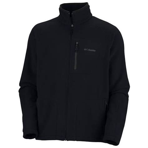 Columbia Mens Fast Trek Ii Full Zip Fleece Black