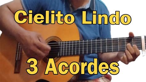 Cielito Lindo en guitarra fácil para principiantes YouTube