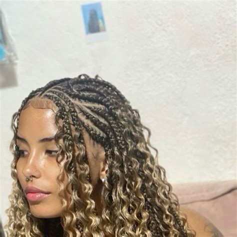 Trendy Looks For Mixed Blonde Knotless Braids In Artofit