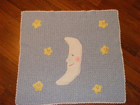 Ravelry Moon And Stars Blankie Pattern By Michele Wilcox