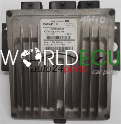 Ecu Engine Controller Renault Modus Nissan Micra Dci Dcm