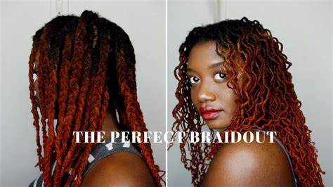 How To Get Curly Locs The Perfect Braidout Youtube