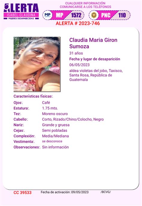 Alerta Isabel Claudina On Twitter Alertaisabelclaudina Ay Denos A