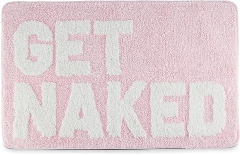 Amazon Srs Get Naked Bath Mat Cute Bath Mat Pink Bath Mat