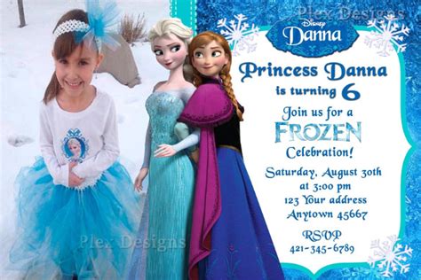 21 Frozen Birthday Invitation Templates Psd Ai Vector Eps