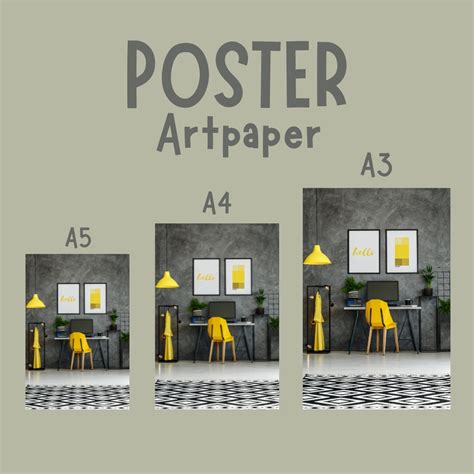 Jual A Artpaper Cetak Poster A Custom Foto Murah Shopee Indonesia