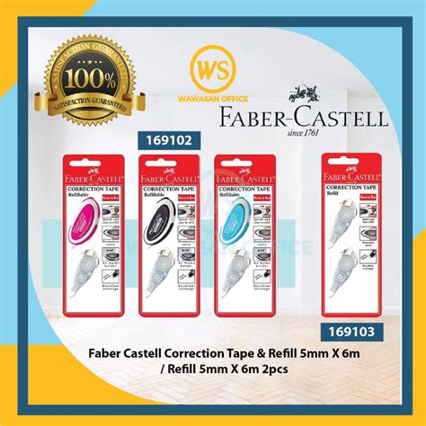 Faber Castell Glide Correction Tape Refill Faber Castell Correction