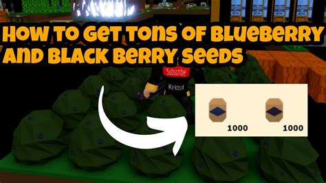 How To Get TONS Of Blueberry And Blackberry Seeds In Roblox Islands