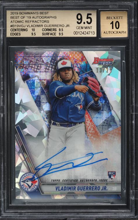 2019 Bowman S Best Atomic Refractor Vladimir Guerrero Jr RC AUTO 25