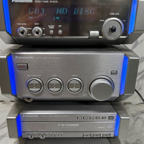 【傷や汚れあり】mym 498 激安 Panasonic Stereo Tunerstereo Amplifiercompact Disc