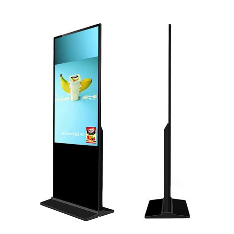 Floor Standing 55 Inch LCD Touch Screen Shopping Mall Self Service