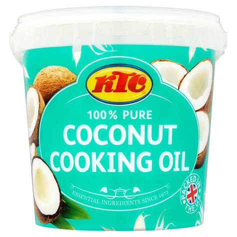 Ktc 100 Pure Coconut Cooking Oil 1l Oils And Dressings Iceland Foods