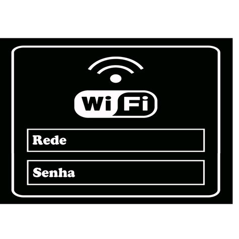 Placa Decorativa Wifi Rede E Senha Personalizado Shopee Brasil