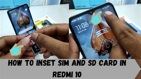 How To Insert Sim And SD Card In REDMI 10 Redmi 10 How To Insert SIM