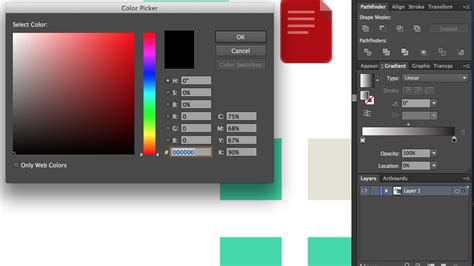 How To Use The Color Picker In Illustrator Graphic Design Stack Exchange