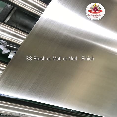 Steel Grade Ss L Ss Sheet L No Pvc Matt Brush Finish At Rs