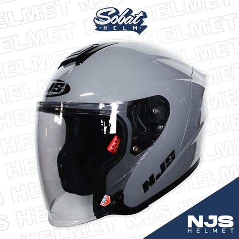 Jual Helm Njs Kairoz Solid Helm Half Face Sni Shopee Indonesia