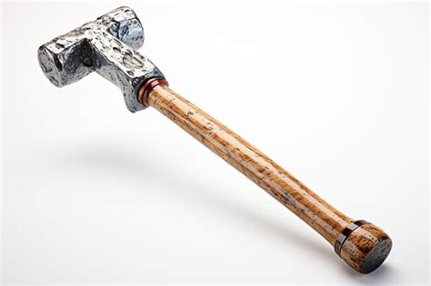 Premium AI Image CloseUp Of Isolated Hammer On White Background