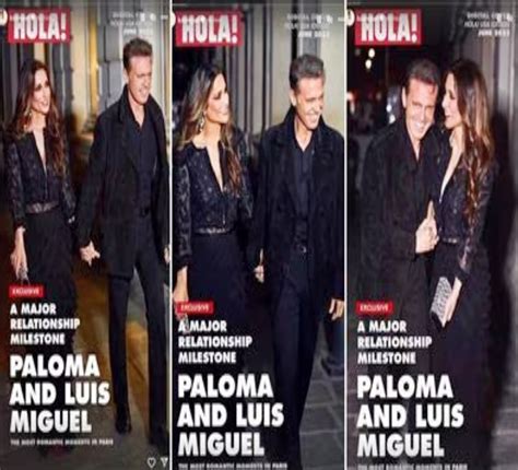 Luis Miguel Posa Con Su Novia Paloma Cuevas Para La Revista Hola El