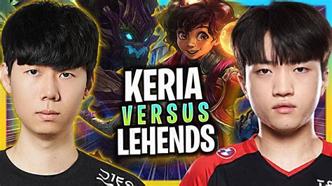 T1 KERIA Vs GEN LEHENDS T1 Keria Plays Milio Support Vs GEN Lehends