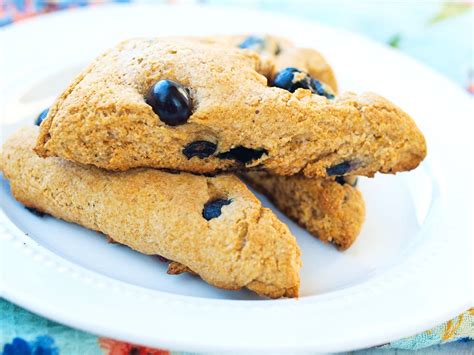 Vegan Lemon Blueberry Scones Happy Healthy Mama