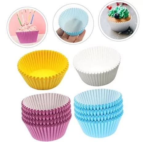 Pirotines X Lisos De Colores Para Muffins Cupcakes Cuotas Sin Inter S