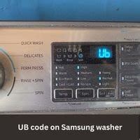 Ub Code On Samsung Washer Here S How To Fix It