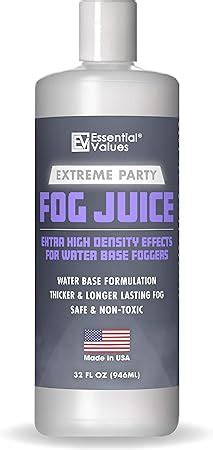 Amazon Fog Machine Fluid Extreme High Density 32oz Quart