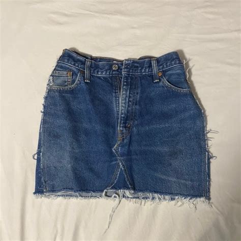 Frankie Skirts Frankie Repurposed Denim Skirt In Size Xs Poshmark