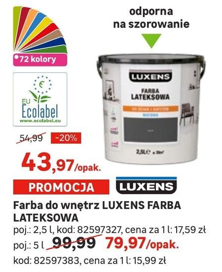 Farba Luxens - 20% TANIEJ! - promocja Leroy Merlin - Ding.pl