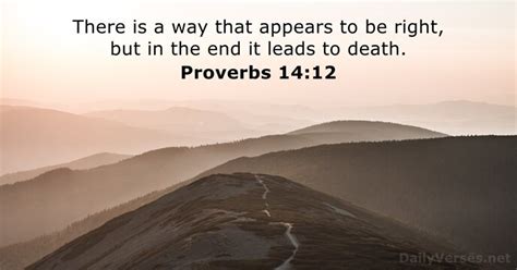 November 17 2023 Bible Verse Of The Day Proverbs 14 12