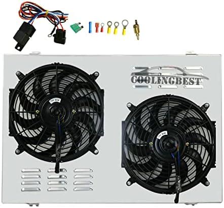 Amazon Coolingbest Aluminum Radiator Shroud Fan For