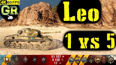 World Of Tanks Leo Replay 8 Kills 3 1k Dmg Patch 1 4 0 Youtube