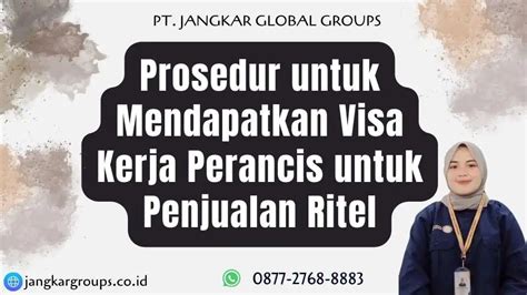 Visa Kerja Perancis Untuk Penjualan Ritel Jangkar Global Groups