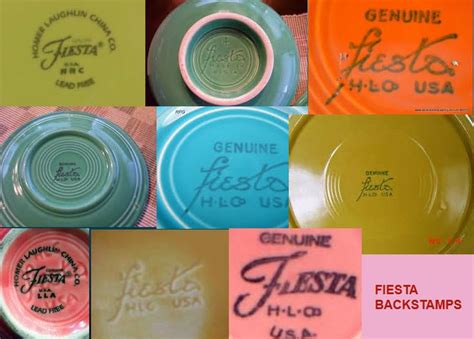 How to Recognize Vintage Fiestaware Identifying Marks | Fiestaware ...