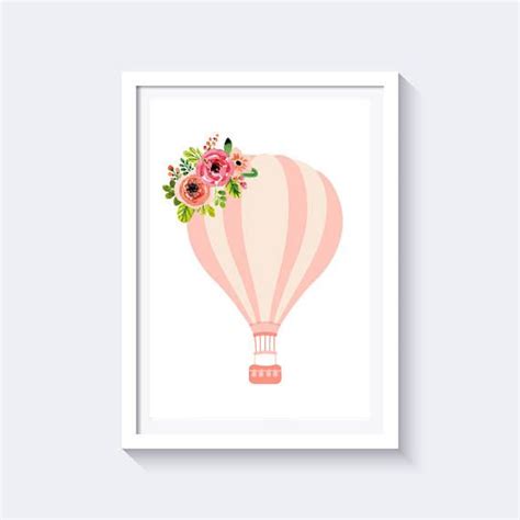 Hot Air Balloon Nursery Art Balloon Nursery Art Instant Balloon Art ...