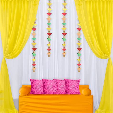 Party Propz Haldi Decoration Items For Marriage 12Pcs Traditional